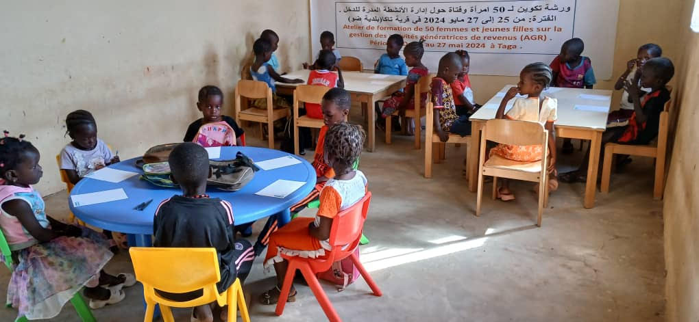 une classe maternelle de Hawa Diaw 